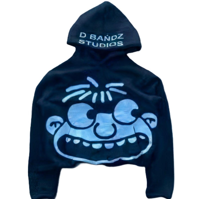 Billionaire-Studios-D-Bandz-Hood Billionaire Studios D Bandz Hoodie Black - Image 1